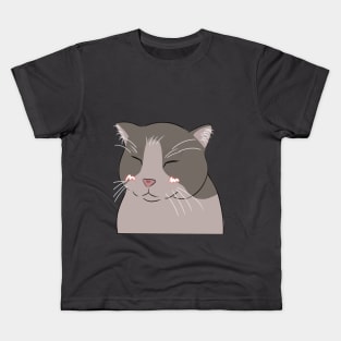 Smiling cat filter Kids T-Shirt